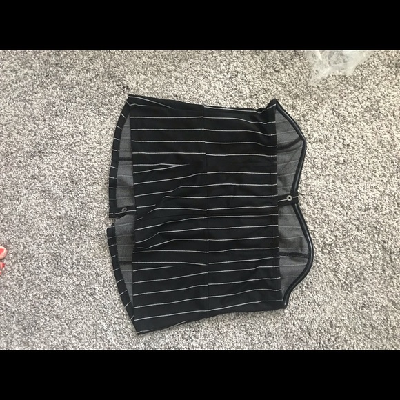 New EXPRESS sweetheart striped tube top large - Picture 2 of 2